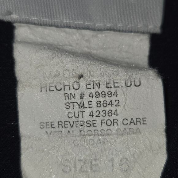 R&M Richards Womens Size 18 Twofer Blouse Patchwork Artsy Classic Glam Metallic - Picture 10 of 11